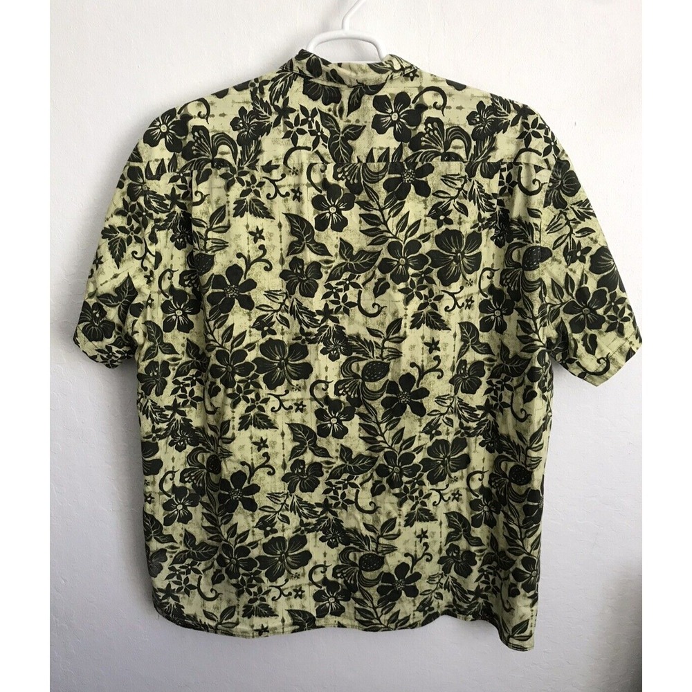 Hilo Hattie Mens The Hawaiian Original Shirt Floral Print Sz 2XL Green - Picture 2 of 6